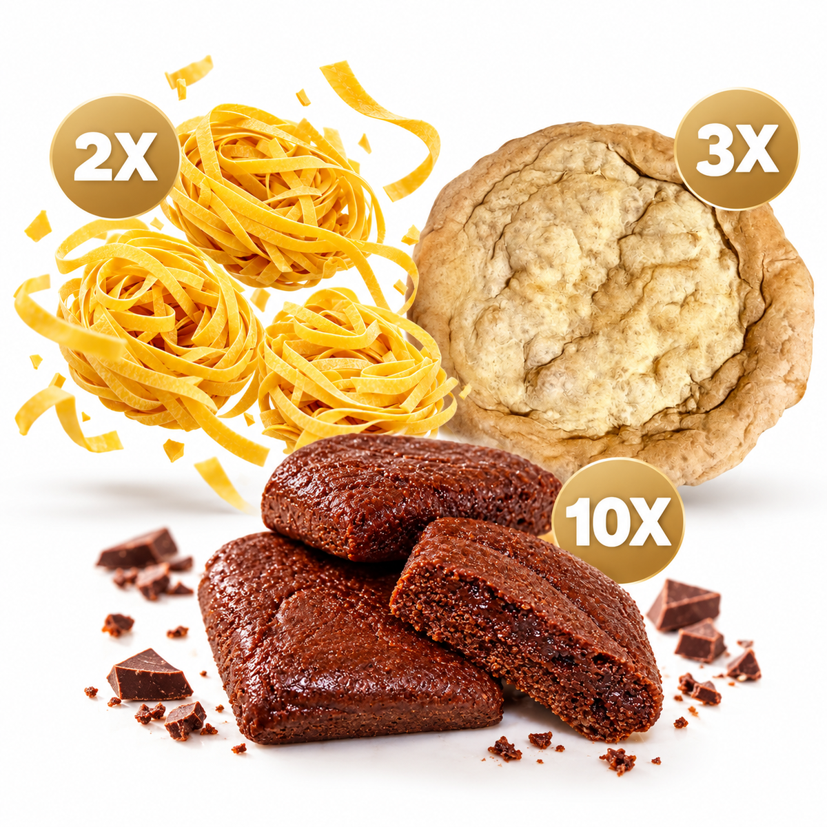 KLEAF KETO BOX - PASTA, PIZZA E BROWNIE