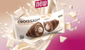 CROISSANT DOUBLE CIOK WHITE - 50g - CROISSANT KETO RIPIENO