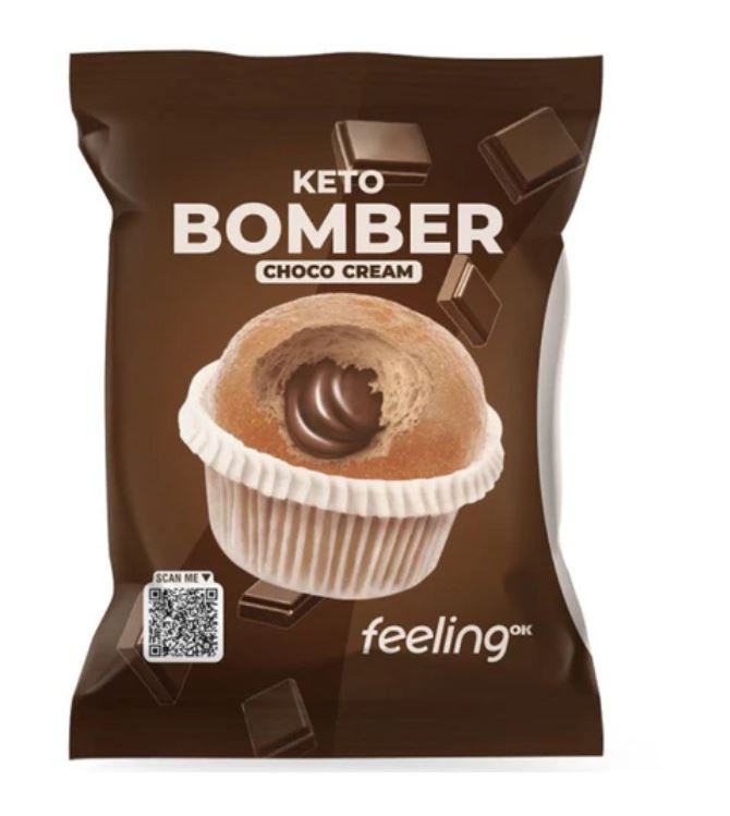 Keto Bomber - Muffin ripieno da 50 gr