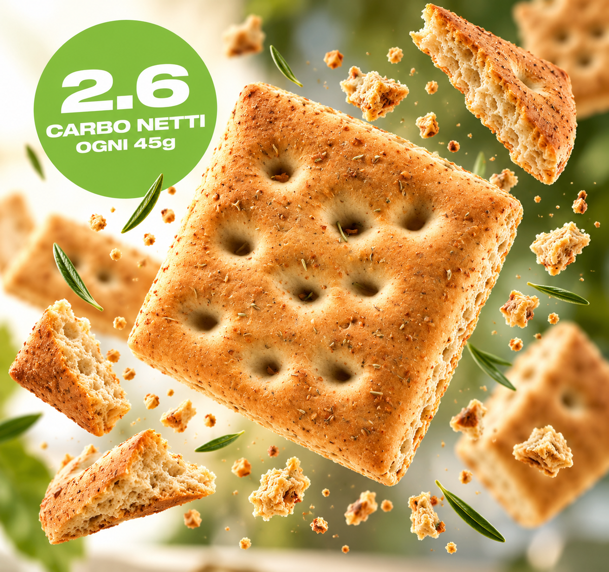 KETOFOCACCIA Focaccia Low Carb (45g) - Kleaf