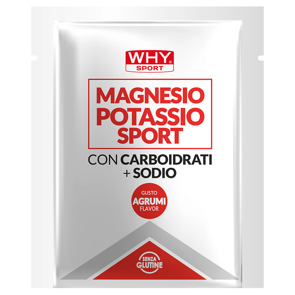 WHY Sport Magnesio Potassio Sport Agrumi Busta Monodose 20 g - confezione