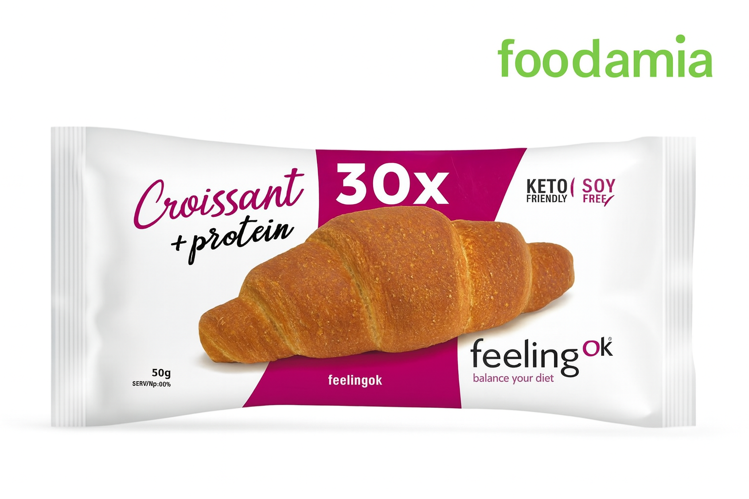 CROISSANT (30x50g) START 1 - FEELING OK KETO