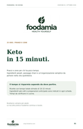 Foodamia Keto in 15 minuti - 25 idee per pranzi e cene