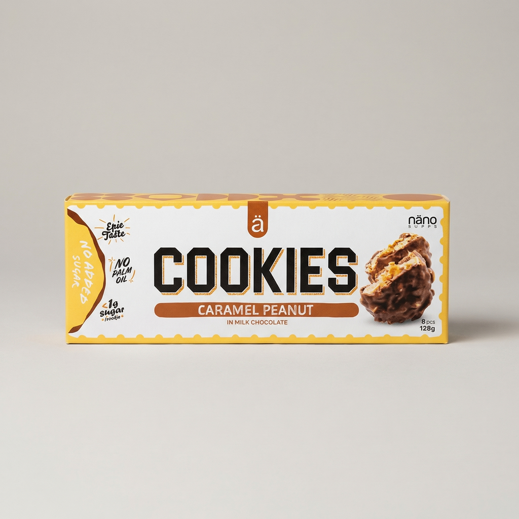 NANO COOKIES (128g) - CARAMEL PEANUT