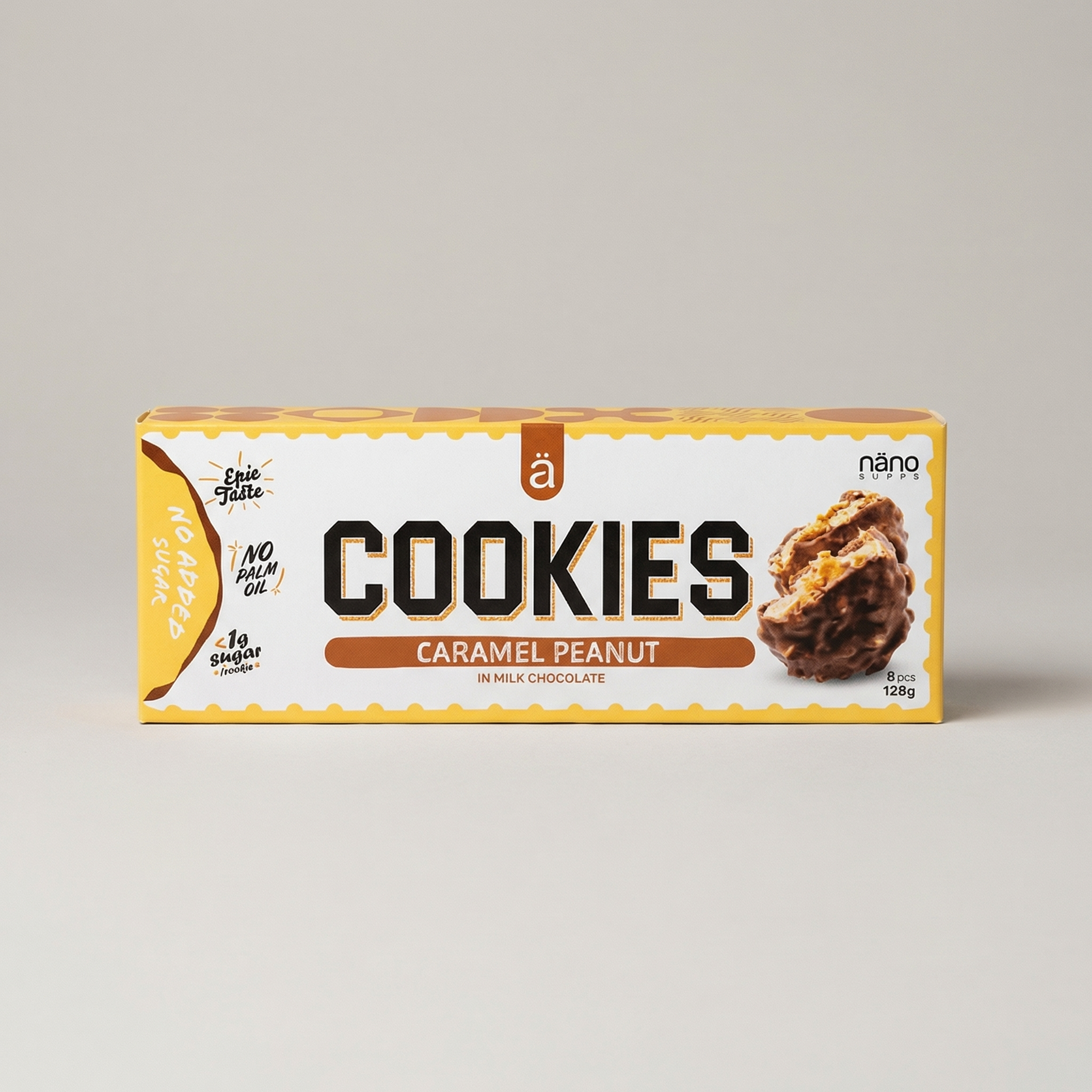 NANO COOKIES (128g) - CARAMEL PEANUT