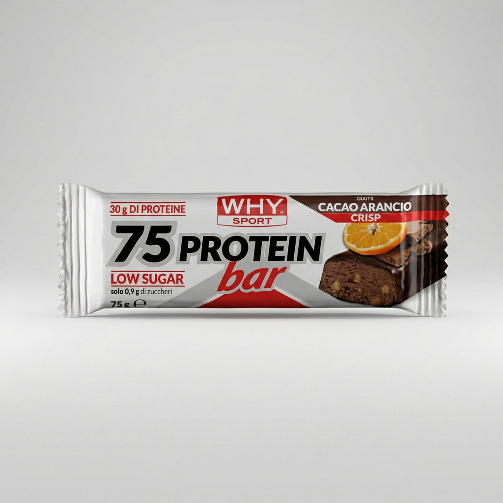 75 PROTEIN BAR 1 Barretta 75g Cacao Arancia