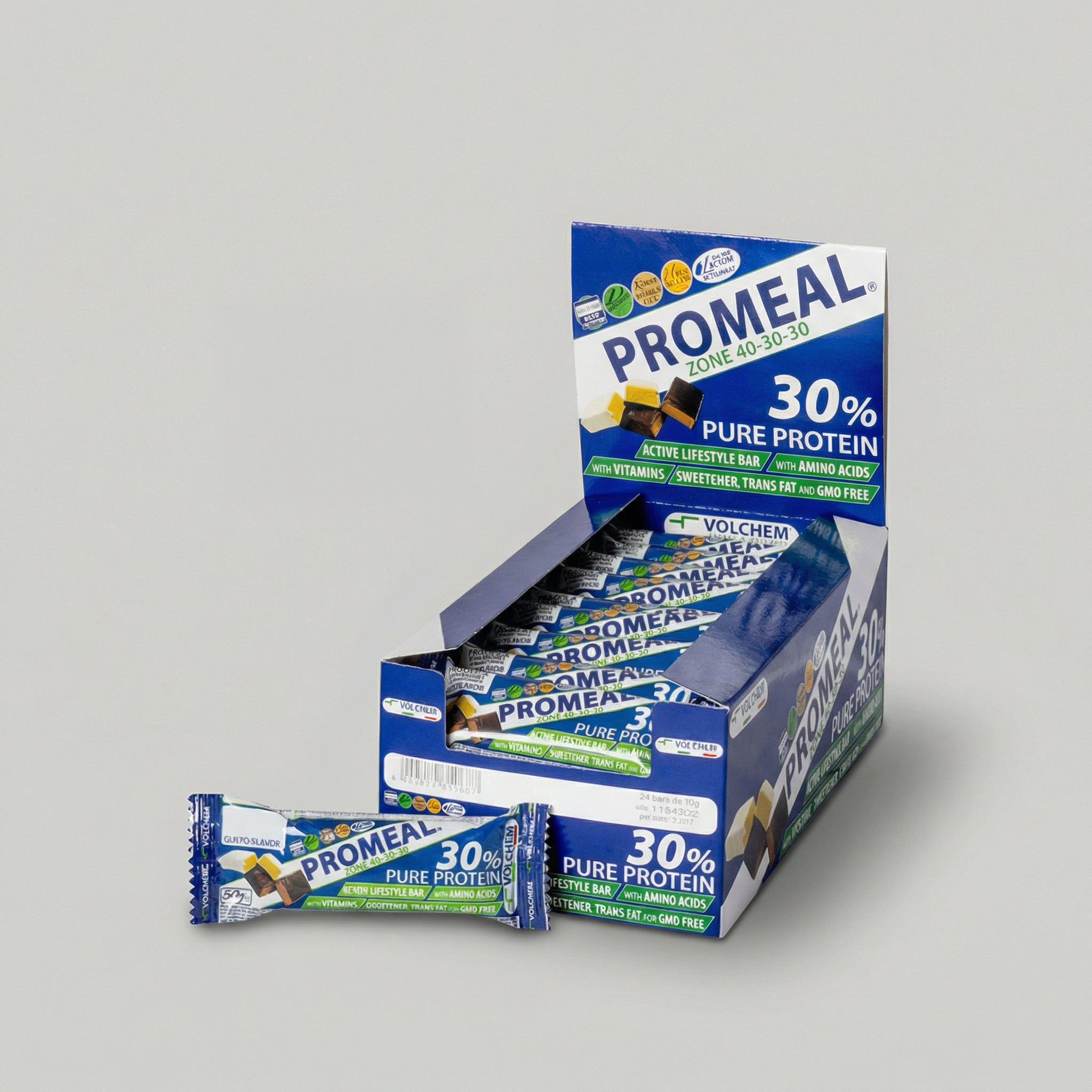 PROMEAL ZONE 40-30-30 (Box 24x50g) - Barretta Proteica