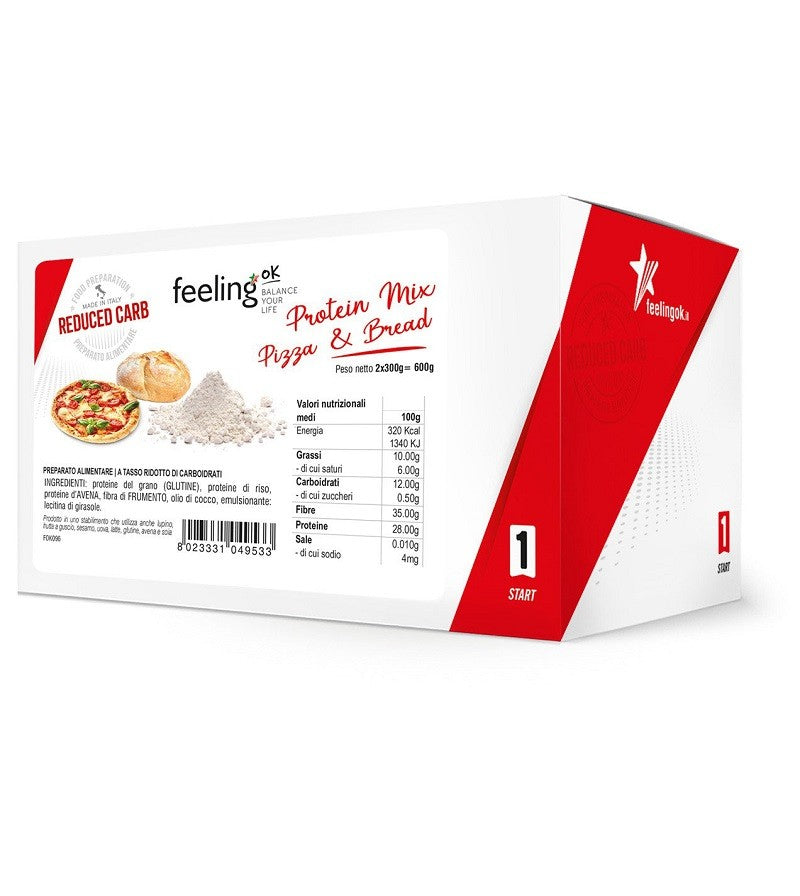 Impasto proteico 2x300gr Feeling Ok Start 1