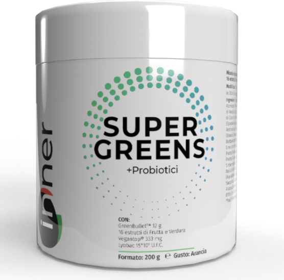 INNER SUPER GREENS + PROBIOTICI (200g)