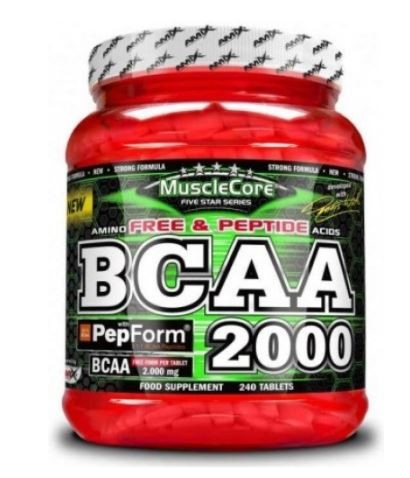 MuscleCore – BCAA 2000 (240cps) Integratore