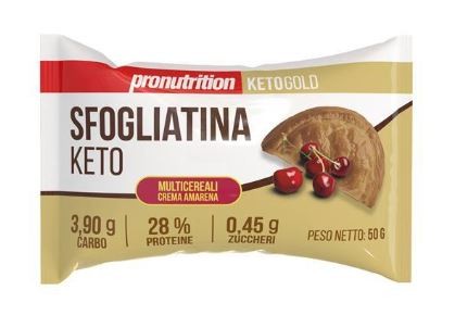 [NEW] SFOGLIATINA MULTI CEREALI CREMA AMARENA (50g) - KETO