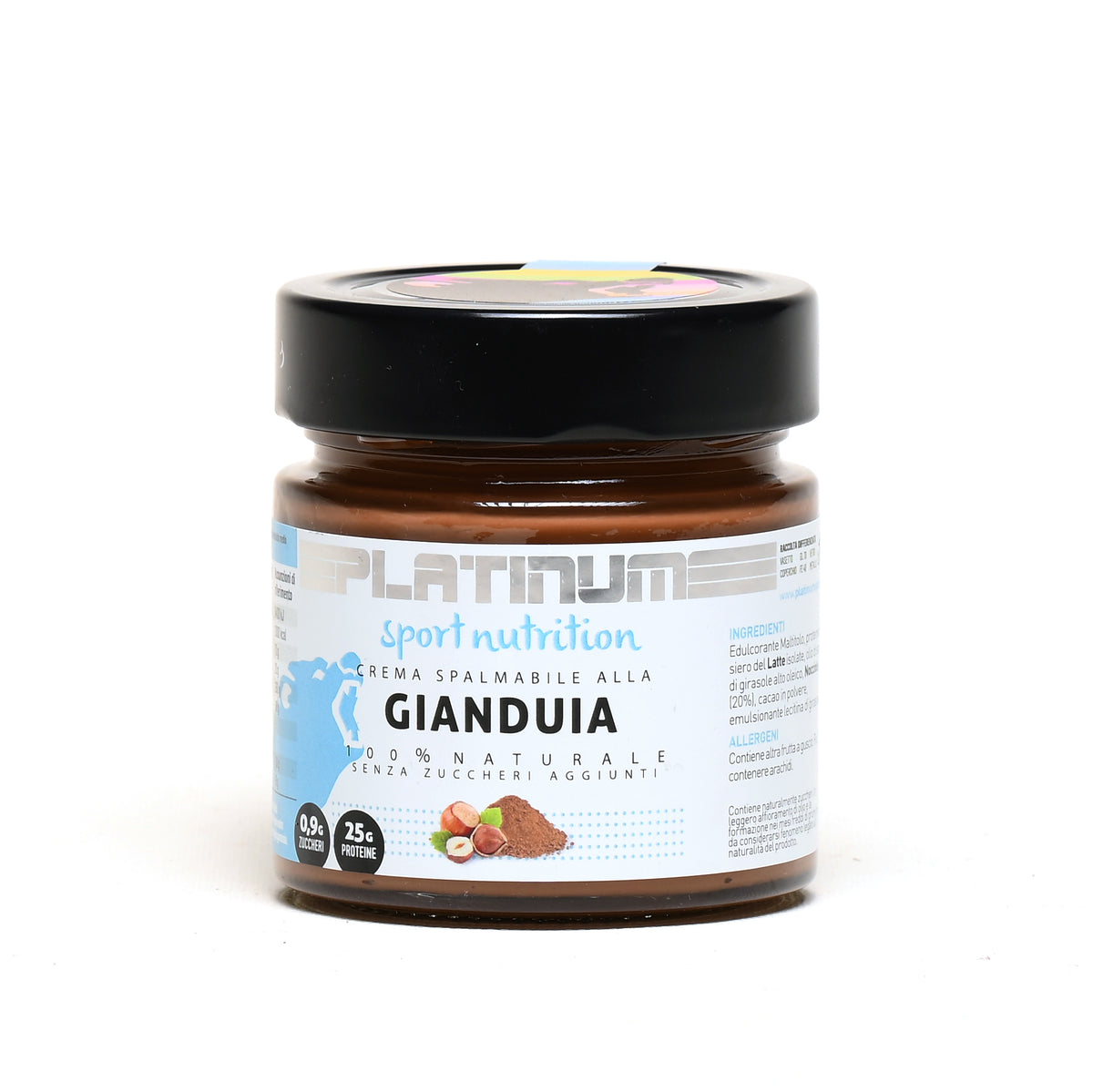 Crema Spalmabile alla Gianduia 250g - Platinum Sport Nutrition, confezione ufficiale