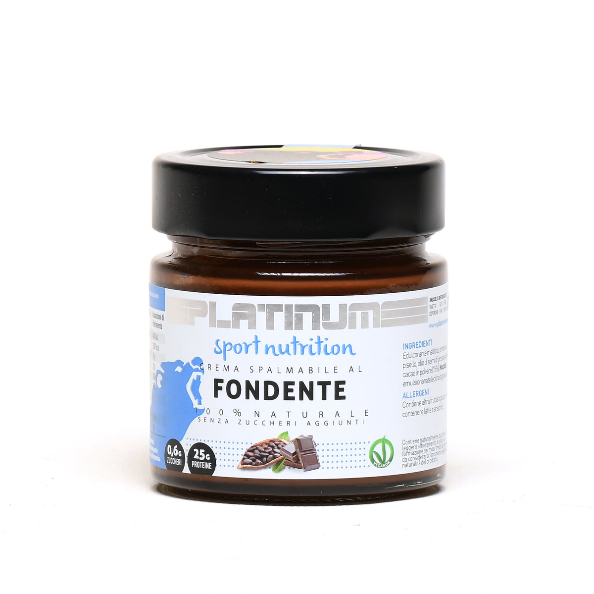 Crema Spalmabile Fondente 250g - Platinum Sport Nutrition, confezione ufficiale