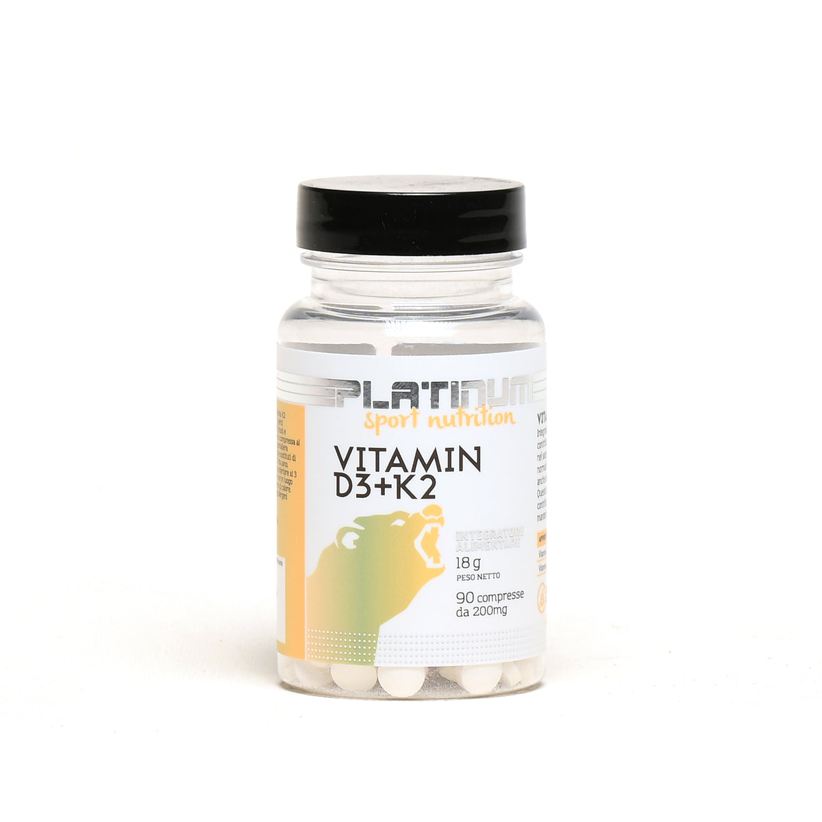 Vitamin D3+K2 90cpr Integratore - Platinum Sport Nutrition, confezione ufficiale