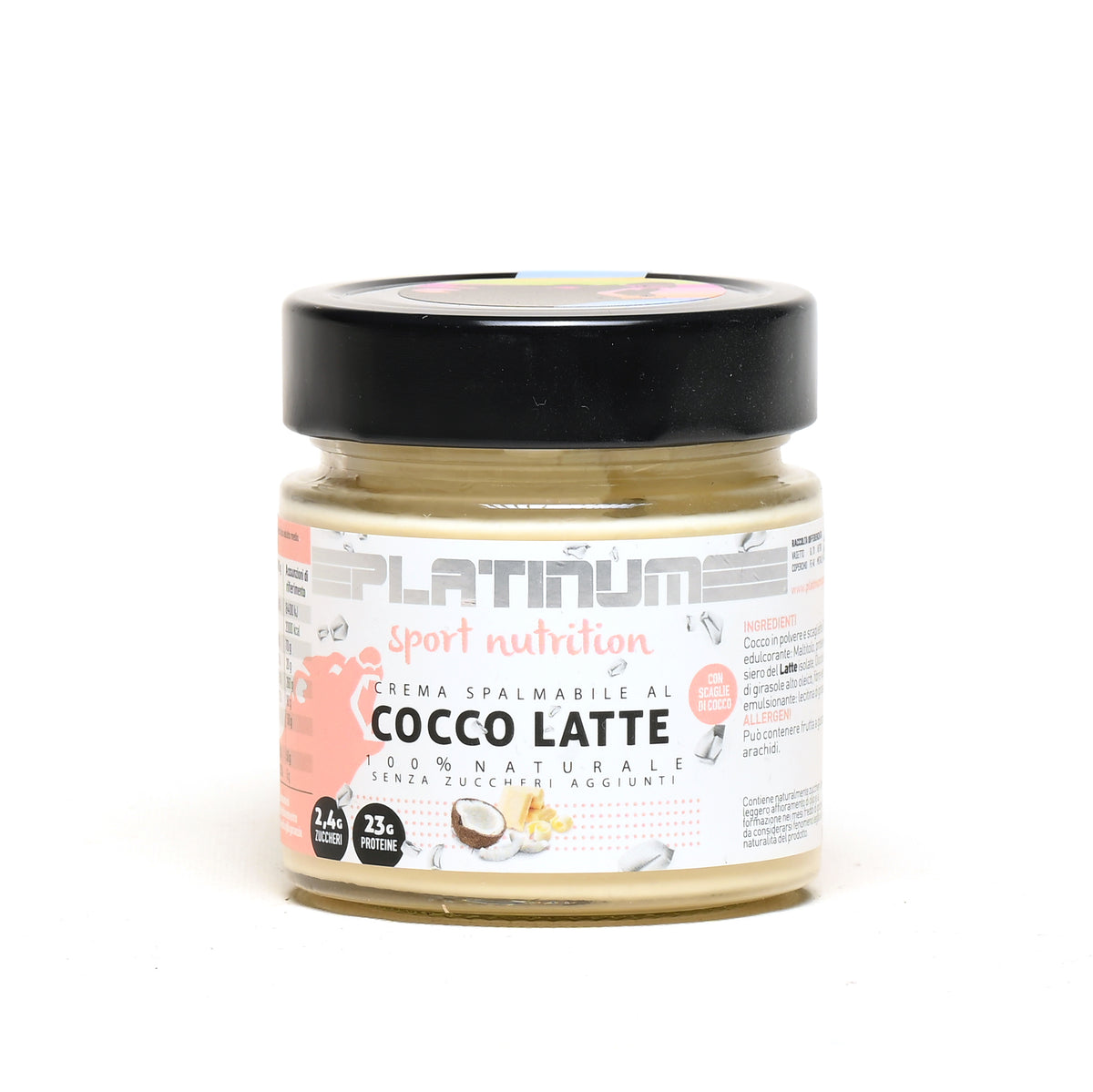 Crema Spalmabile CoccoLatte Crunchy 250g - Platinum Sport Nutrition, confezione ufficiale