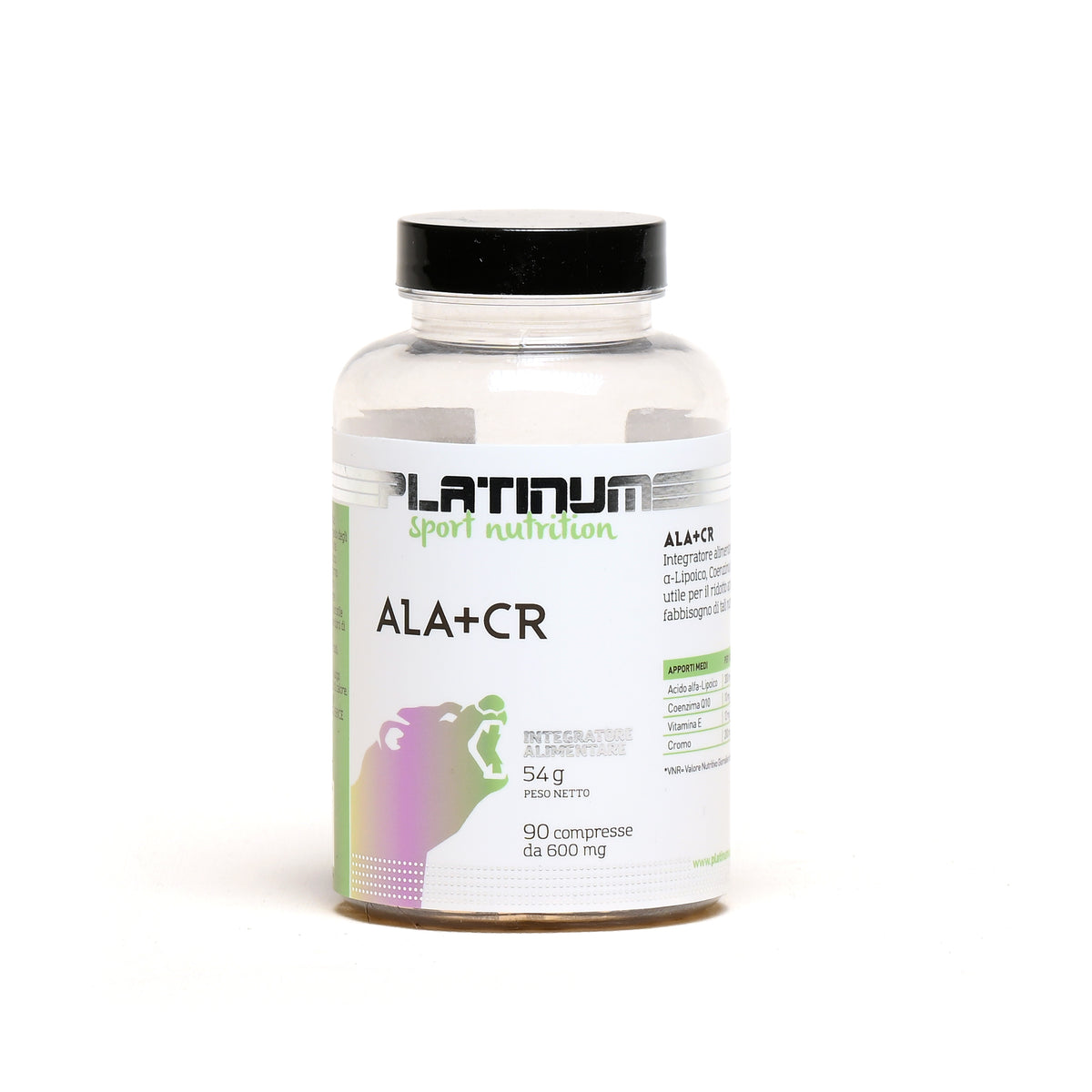 ALA+CR 90cpr - Platinum Sport Nutrition, confezione ufficiale