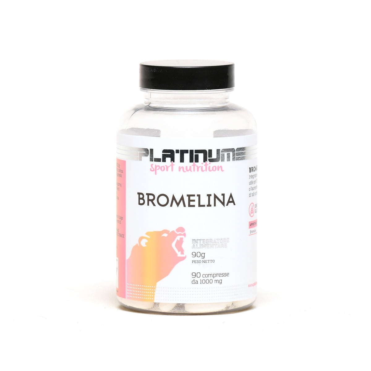 Bromelina 90cpr - Platinum Sport Nutrition, confezione ufficiale