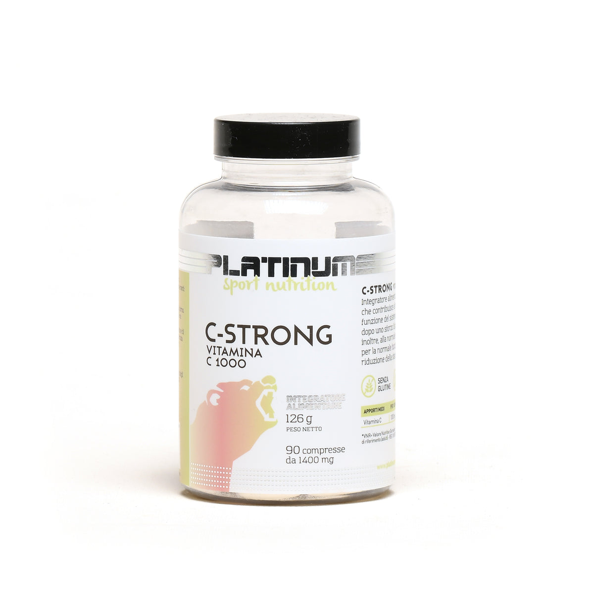 C-Strong 90cpr Integratore - Platinum Sport Nutrition, confezione ufficiale