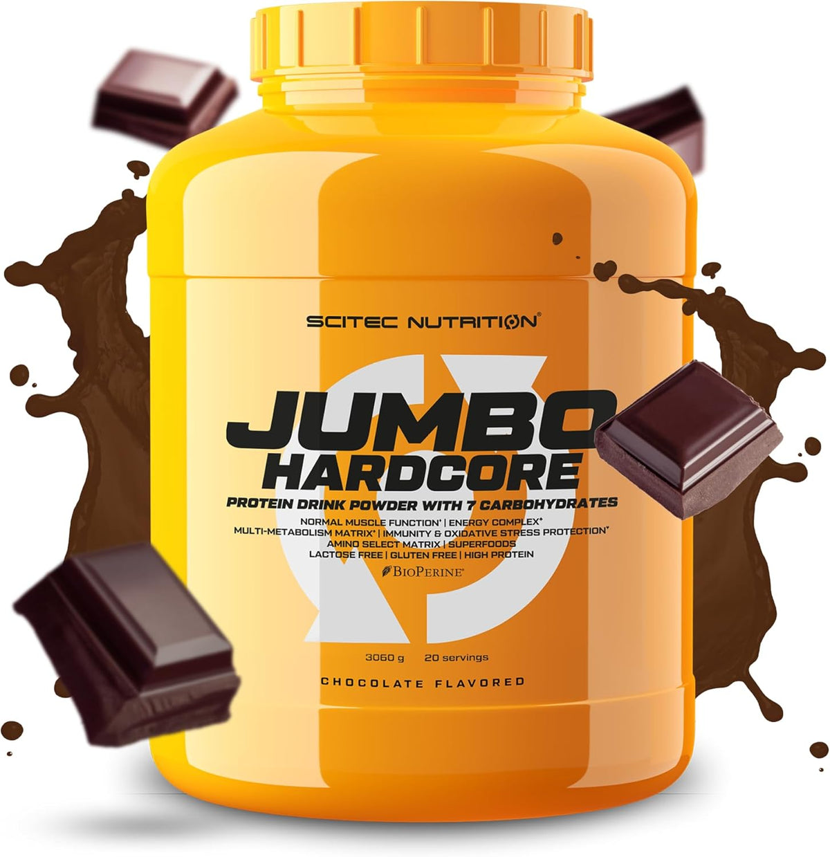 Scitec Nutrition Jumbo Hardcore 3,06 kg gusto Cioccolato