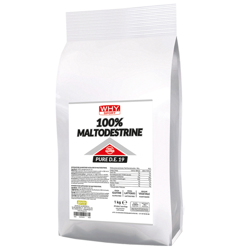 WHY Sport 100% Maltodestrine Neutro 1 kg - confezione