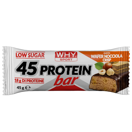 WHY Sport 45 Protein Bar 45 g - Wafer nocciola crisp