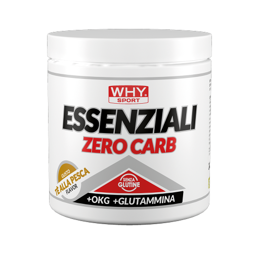 WHY Sport Essenziali Zero Carb 240 g - Tè alla pesca