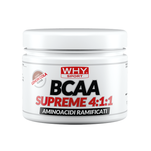 WHY Sport BCAA Supreme 4:1:1 Lemon Cola 210 g - confezione
