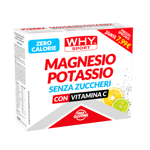 WHY Sport Magnesio Potassio Senza Zuccheri Agrumi 10 bst - confezione