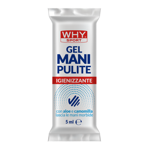 WHY Sport Mani Pulite® Con Aloe E Camomilla Monodose 5 ml - confezione