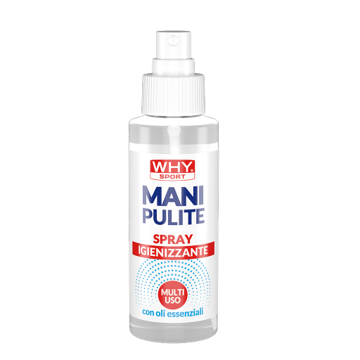 WHY Sport Mani Pulite® Spray Con Oli Essenziali 100 ml - confezione