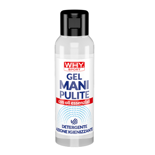 WHY Sport Gel Mani Pulite® Con Oli Essenziali 100 ml - confezione