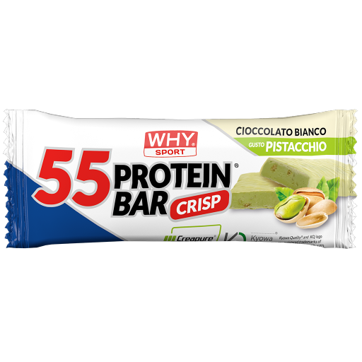 WHY Sport 55 Protein Bar 55 g - Cioccolato bianco - Pistacchio