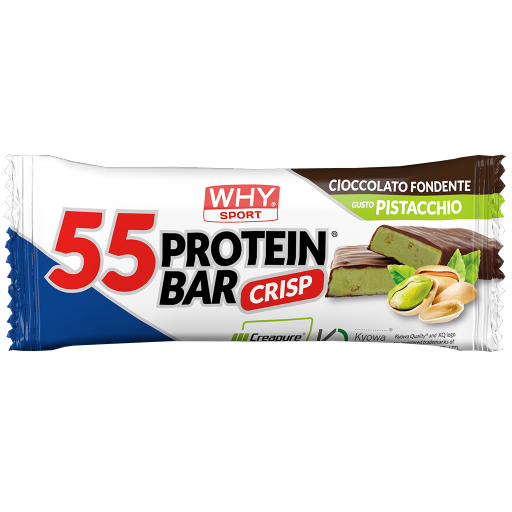 WHY Sport 55 Protein Bar 55 g - Cioccolato fondente - Pistacchio