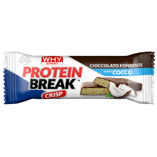 WHY Sport Protein Break 30 g - Cioccolato fondente - Cocco