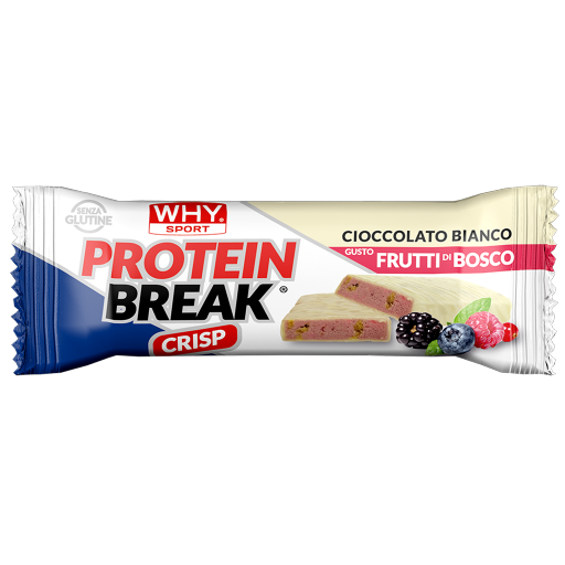 WHY Sport Protein Break 30 g - Cioccolato bianco - Frutti di bosco