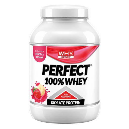 WHY Sport Perfect 100% Whey 900 g - Fragola - Banana