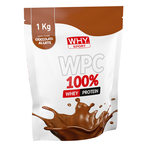 WHY Sport WPC 100% 1 kg - Cioccolato al latte