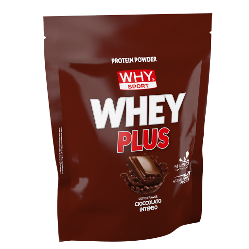 WHY Sport Whey Plus Cioccolato Intenso 750 g - confezione