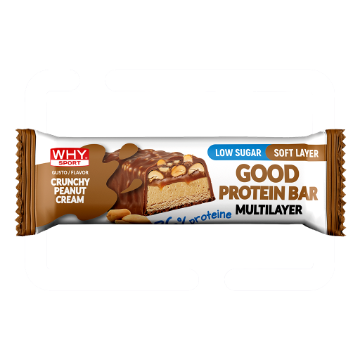 WHY Sport Good Protein Bar 45 g - Crunchy Peanut Cream