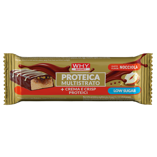 WHY Sport Proteica Multistrato 60 g - Nocciola