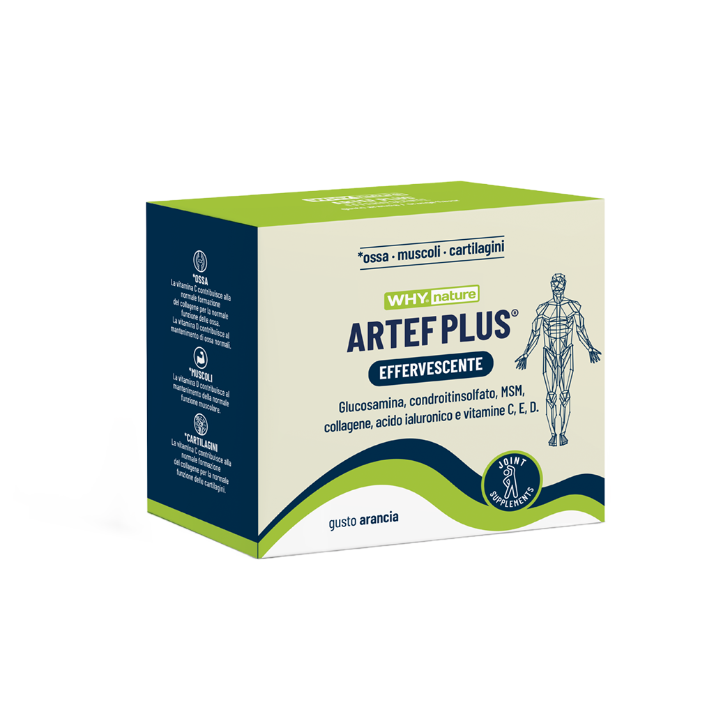 Why Nature Artef Plus Effervescente Arancia 24 Bustine – confezione originale