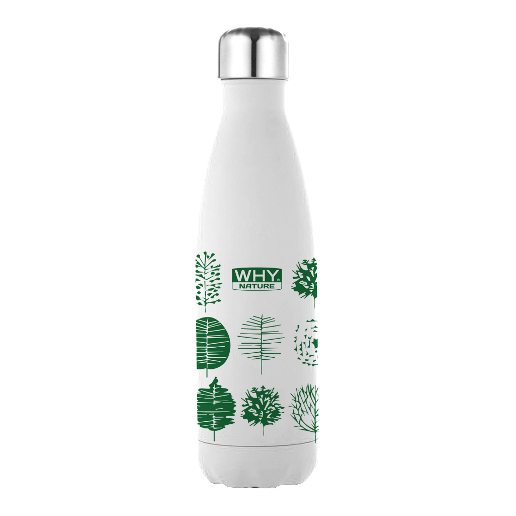 Why Nature Bottiglia Termica Acciaio 500 ml – Bianco – confezione originale
