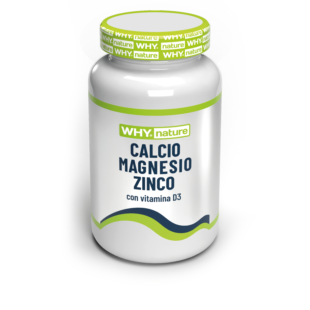 Why Nature Calcio Magnesio Zinco 120 Compresse – confezione originale
