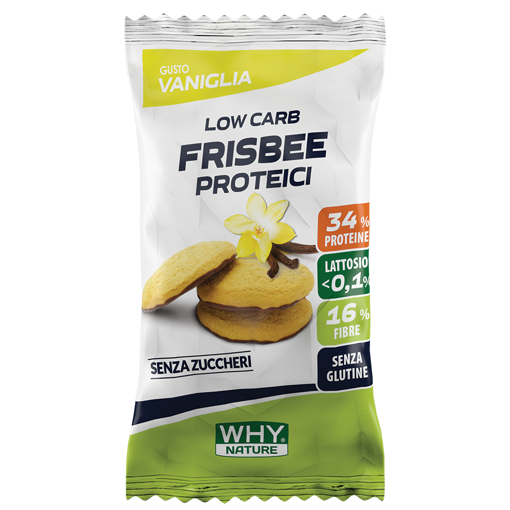 Why Nature Frisbee Proteici 36 g – Vaniglia – confezione originale
