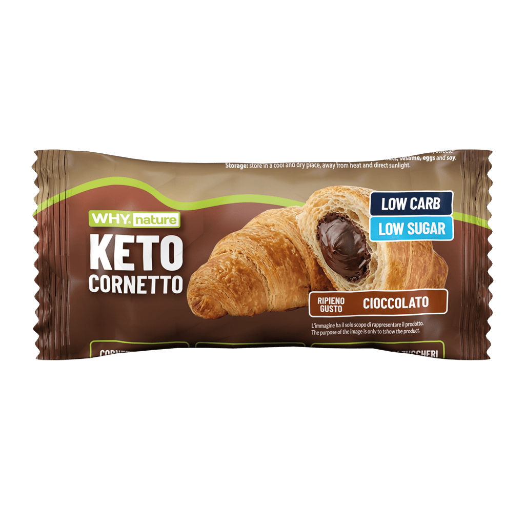Why Nature Keto Cornetto Proteico 50 g – Cioccolato – confezione originale
