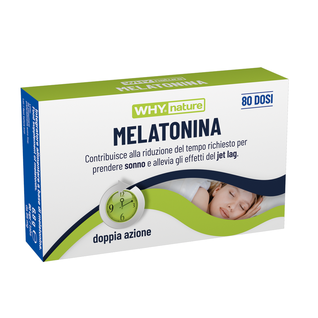 Why Nature Melatonina 80 Compresse – confezione originale