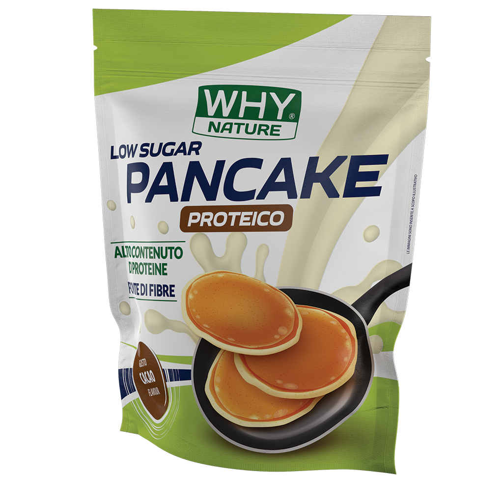 Low Sugar Pancake Proteico 1Kg Cacao Why Nature