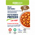Why Nature Piatto Pronto Proteico Pollo con Fagioli 270 g – confezione 270 g e piatto pronto
