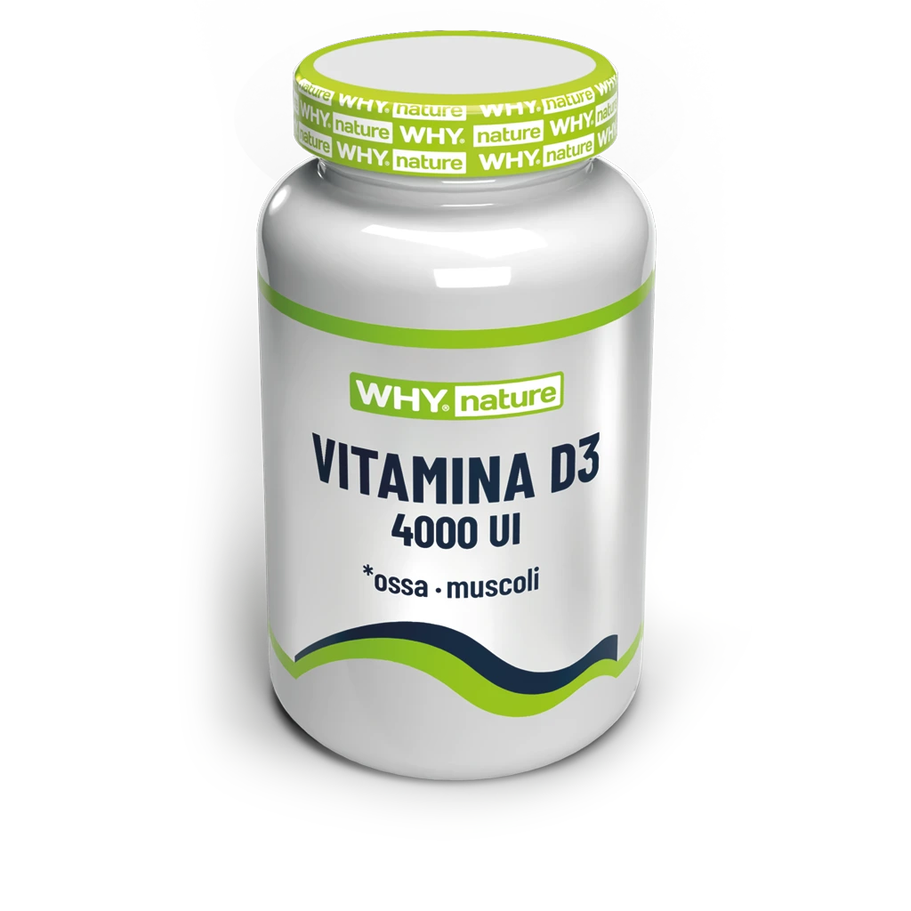Why Nature Vitamina D3 4000 UI – 60 e 150 Compresse – 150 cpr – confezione originale