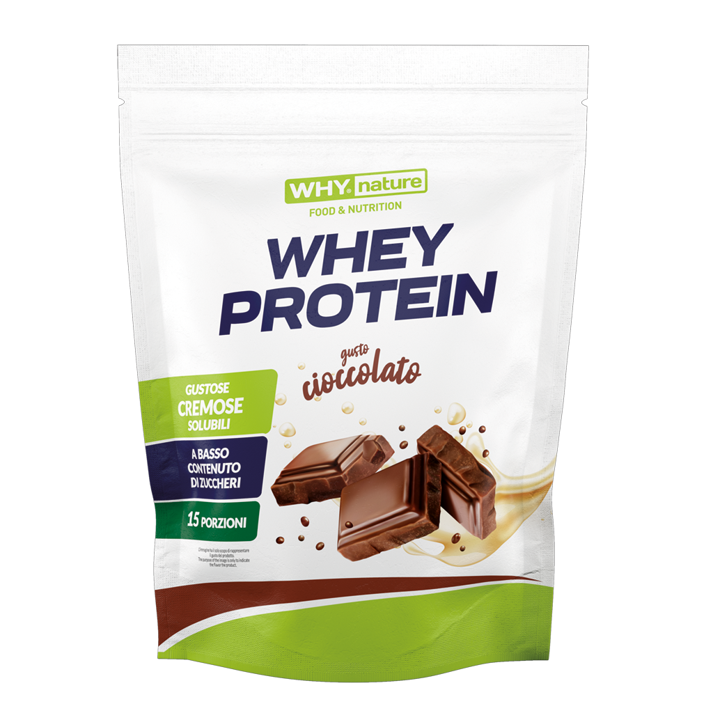 Why Nature Whey Protein 300 g – Cioccolato – confezione originale